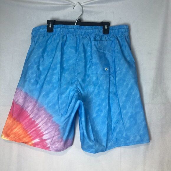 OLD NAVY Mens Swim Trunks Board Shorts Blue Multi Size XL NWT.            GS - Picture 2 of 7